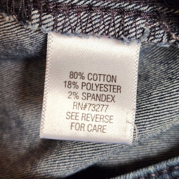 Dana Buchman Denim Jeans Women's 12 Capri Dark Wash Stretch High Rise Comfort - Picture 7 of 8